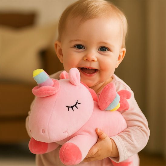 Licorne peluche symbole magique