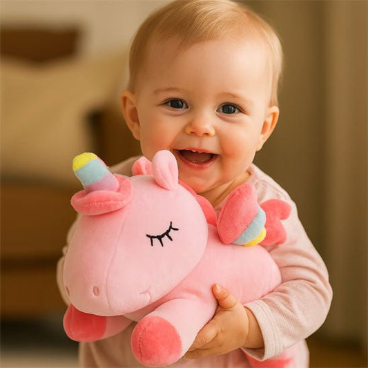 Licorne peluche symbole magique