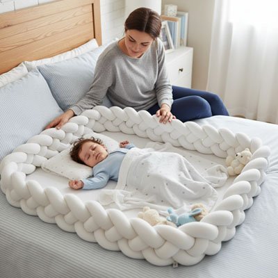 Tresse de lit pour la sécurité de bébé