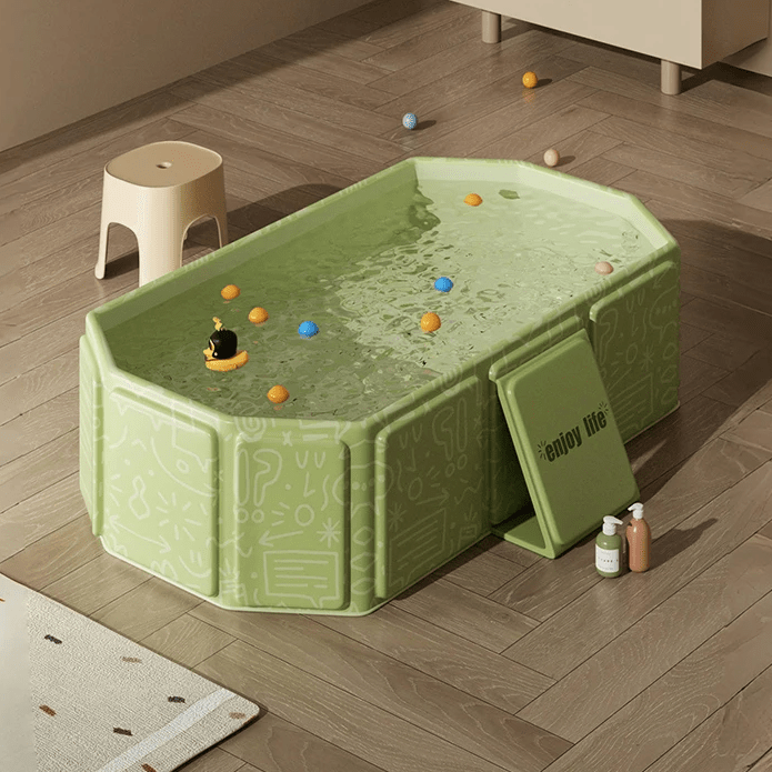 baignoire bébé vert