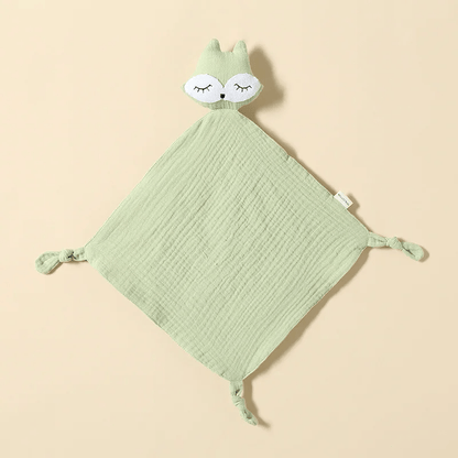 Doudou bébé vert