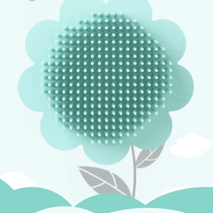 Brosse cheveux pour bébé verte