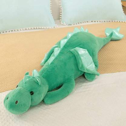 Peluche dragon vert