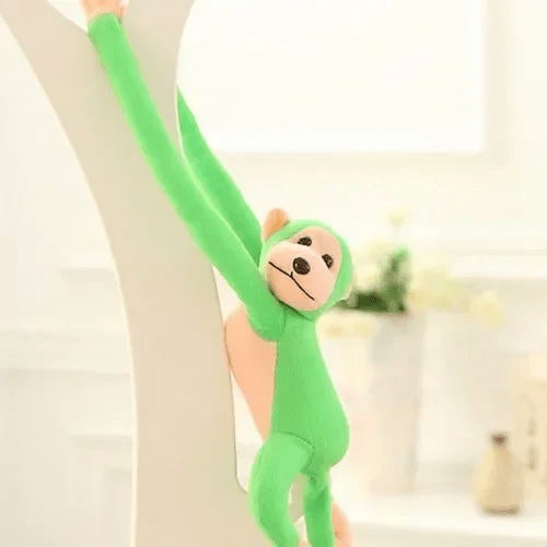 Peluche singe vert
